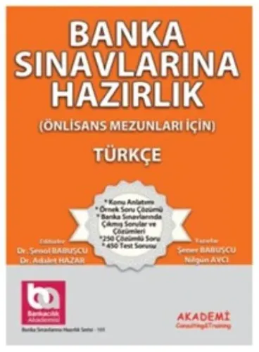 Banka Sınavlarına Hazırlık-Önlisans Mezunları Için Türkçe