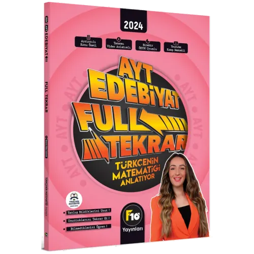Gamze Hoca Türkçenin Matematiği AYT Edebiyat Full Tekrar Video Ders Kitabı