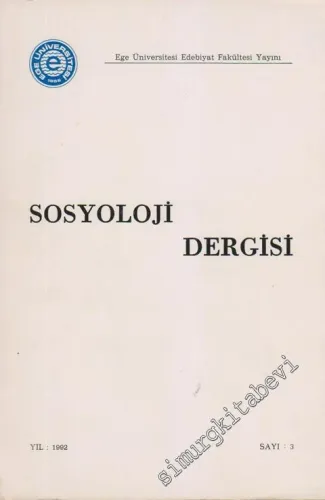 Sosyoloji Dergisi - 3    1992