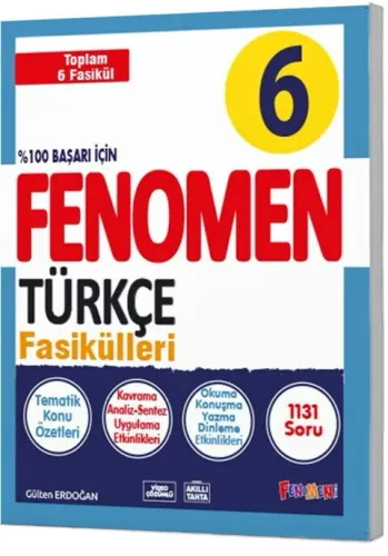 Fenomen Okul Yayınları 6. Sınıf Türkçe Fasikülleri