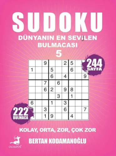 Sudoku Dünyanın En Sevilen Bulmacası 5 - Olimpos Yayınları Kitap Dolu 