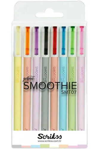SMOOTHİE JEL KALEM 8 Lİ BLİSTER