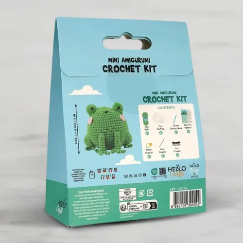 H.CRAFTS TIĞ İŞİ MİNİ AMİGURUMİ KİTİ-HOPPY