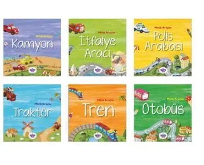 Minik Araçlar Serisi Set 6 Kitap