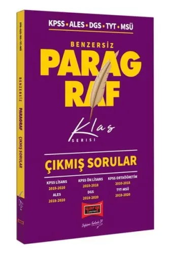 KPSS-ALES-DGS-TYT-MSÜ Klas Serisi Paragraf Çıkmış Sorular
