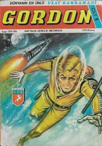 Gordon Cilt 9 Sayı 33-36 Çizgi Roman - Haftalık Gençlik Mecmuası - İkinci El Kitap