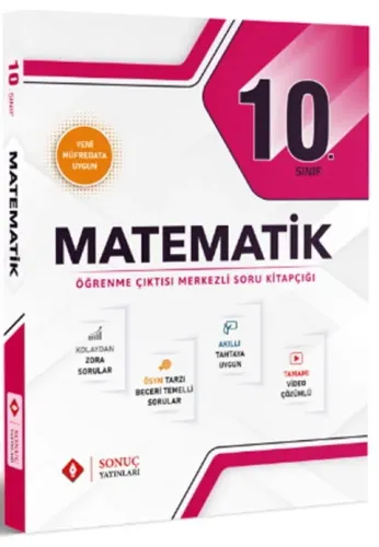 Sonuç Yayınları 10. Sınıf Matematik Soru Bankası Modüler Set