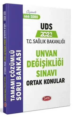 Data Yayınları 2025 T.C. Sağlık Bakanlığı Ünvan Değişikliği Sınavı Ort