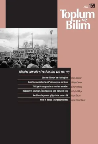 Toplum ve Bilim Dergisi Sayı: 159