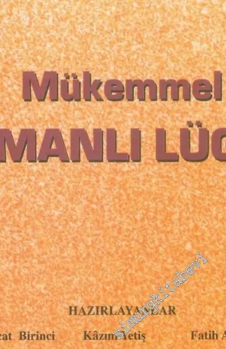 Mükemmel Osmanlı Lügati -        2003