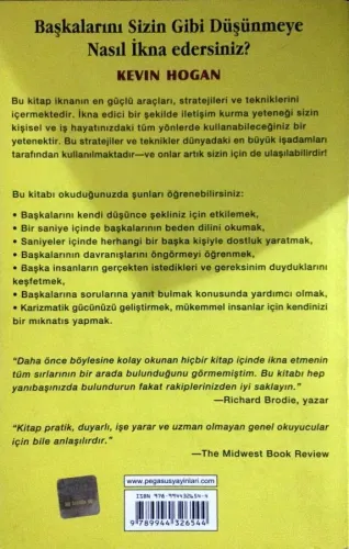 Başkalarını Sizin Gibi Düşünmeye Nasıl İkna Edersiniz? Kevin Hogan Peg