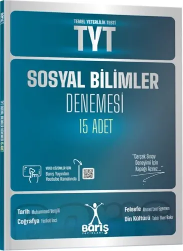 Barış Yayınları TYT Sosyal Bilimler Denemesi 15 Adet