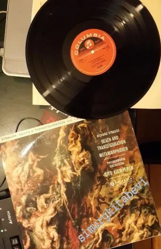 33 LP PLAK VINYL: Richard Strauss - Otto Klemperer / Philharmonia Orchestra - Death And Transfiguration / Metamorphosen -        1962