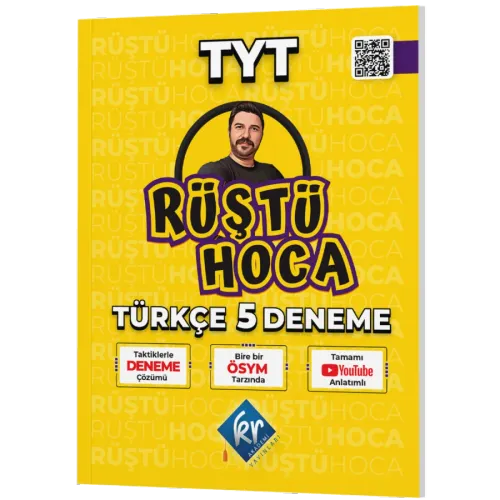 Rüştü Hoca TYT Türkçe 5 Deneme KR Akademi Yayınları