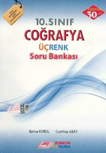 Esen Üçrenk Yayınları 10. Sınıf Coğrafya Soru Bankası Esen Üçrenk
