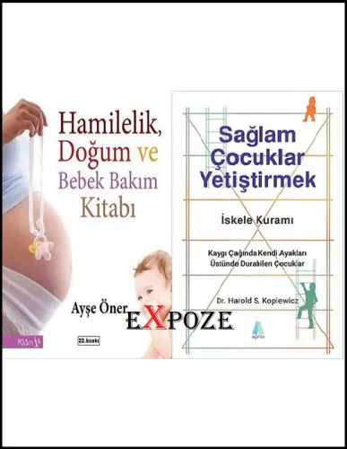 Hamilelik, Doğum ve Bebek Bakım Kitabı, Sağlam Çocuklar Yetiştirmek - Çocuk Yetiştirme Seti 2 Kitap