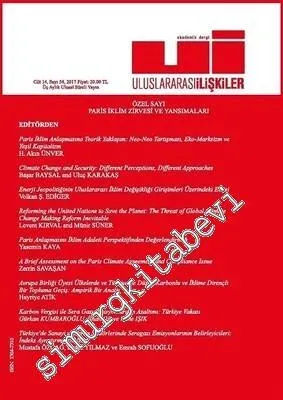 Uluslararası İlişkiler Dergisi - Sayı: 54 Cilt: 14