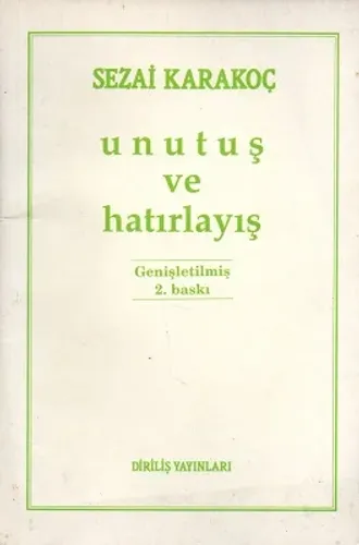 Unutuş ve Hatırlayış