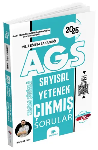 Dizgi Kitap Yayınları 2025 MEB AGS Sayısal Yetenek Video Çözümlü Çıkmış Sorular