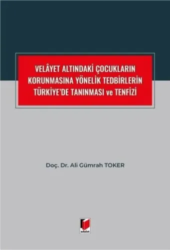 Velayet Altındaki Çocukların Korunmasına Yönelik Tedbirlerin Türkiye'de Tanınması ve Tenfizi