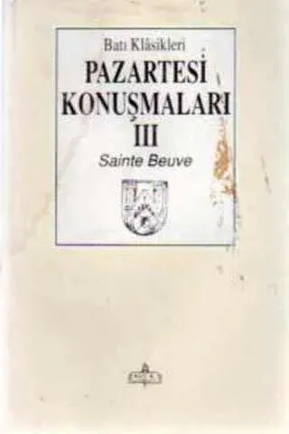 Pazartesi Konuşmaları III