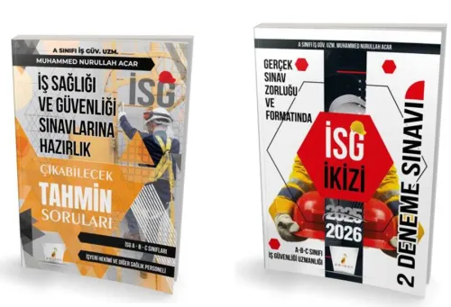 İş Sağlığı ve Güvenliği İSG Çıkabilecek Tahmin Soruları ve 2 Deneme