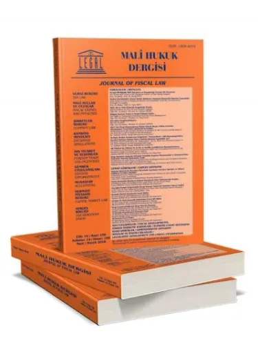 Legal Mali Hukuk Dergisi ( 2019 Yılı Aboneliği ) ( 12 Sayı )
