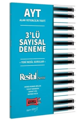 AYT Resital Serisi 3'lü Sayısal Deneme Yargı Yayınları