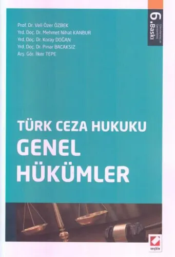 Türk Ceza Hukuku Genel Hükümler