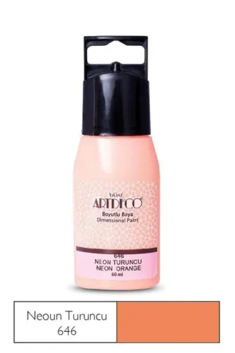 Artdeco Boyutlu Boya  Neon Turuncu  60ml