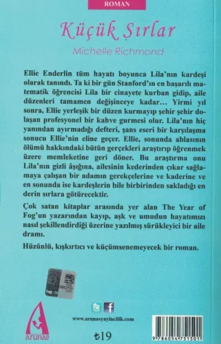 Küçük Sırlar Michelle Richmond Arunas Yayıncılık %44 indirimli
