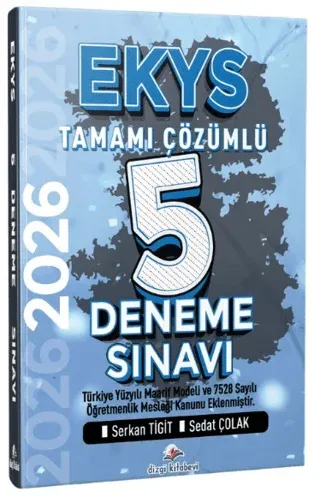 Dizgi Kitap Yayınları 2026 MEB EKYS Müdür ve Müdür Yardımcılığı Tamamı Çözümlü 5 Deneme Sınavı