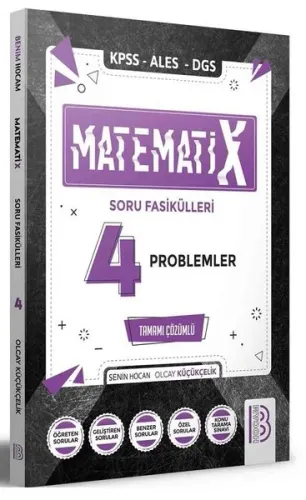 2021 KPSS ALES DGS MatematiX Soru Fasikülleri 4 Problemler