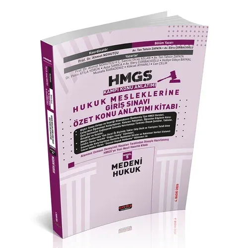 HMGS Kampı Özet Konu Anlatımı Medeni Hukuk
