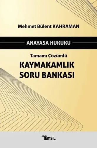 Anayasa Hukuku Kaymakamlık Soru Bankası
