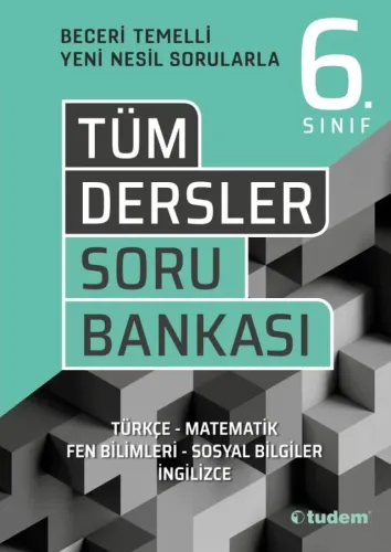 Tudem 6. Sınıf Tüm Dersler Soru Bankası