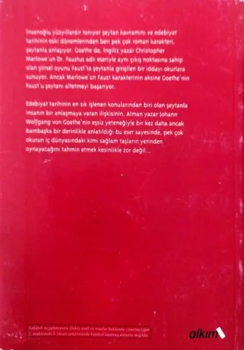Faust Goethe Alkım Yayınevi