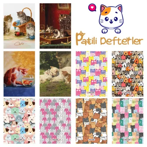 Patili Defterler 10lu Set - Halkkitabevi