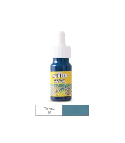 Artdeco Ebru Boyası 30ml Turkuaz 30