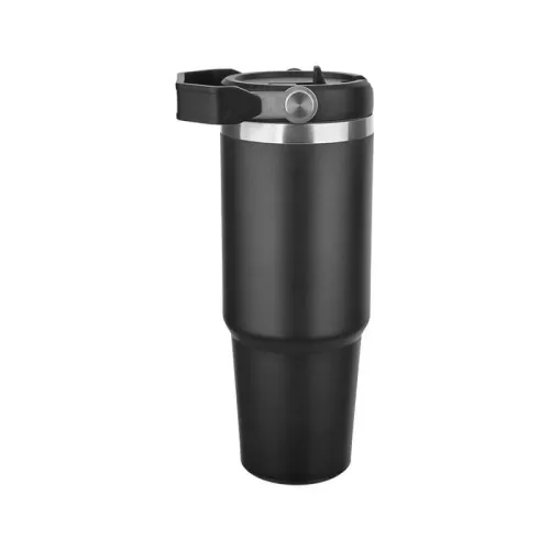 Çelik Termos - Siyah - 900 ml - Üstten Saplı - Halkkitabevi Çelik Termos - Siyah - 900 ml - Üstten Saplı - Halkkitabevi