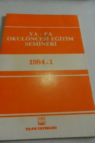 Ya-Pa Okulöncesi Eğitim Semineri