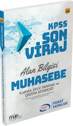 Murat 2019 KPSS Alan Bilgisi Muhasebe Son Viraj Karma 10lu Deneme Seti
