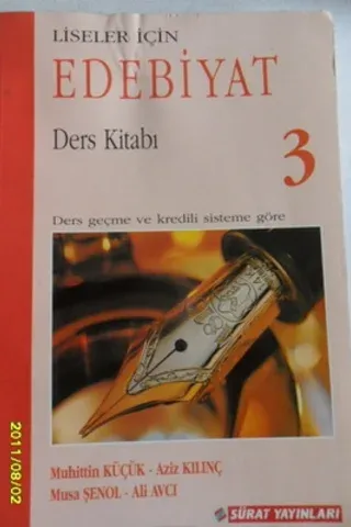Edebiyat Ders Kitabı 3