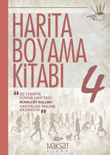 Harita Boyama Kitabı - Dünya 4