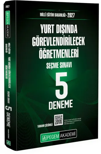 Pegem Yayınları 2027 MEB Yurt Dışında Görevlendirilecek Öğretmenleri S