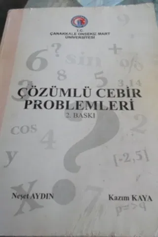 Çözümlü Cebir Problemleri