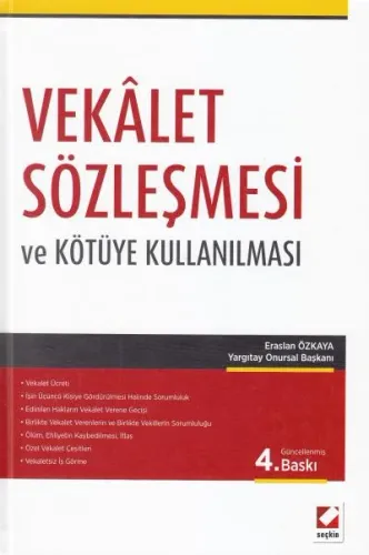 Vekalet Sözleşmesi