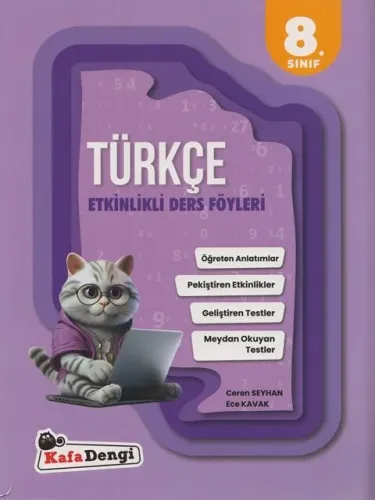 Kafa Dengi Yayınları 8. Sınıf Türkçe Etkinlikli Ders Föyleri