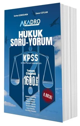 A Kadro KPSS A Grubu Hukuk Soru Yorum Soru Bankası Çözümlü