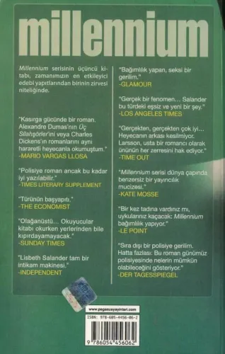 Arı Kovanına Çomak Sokan KIz Stieg Larsson Pegasus Yayıncılık %50 indi